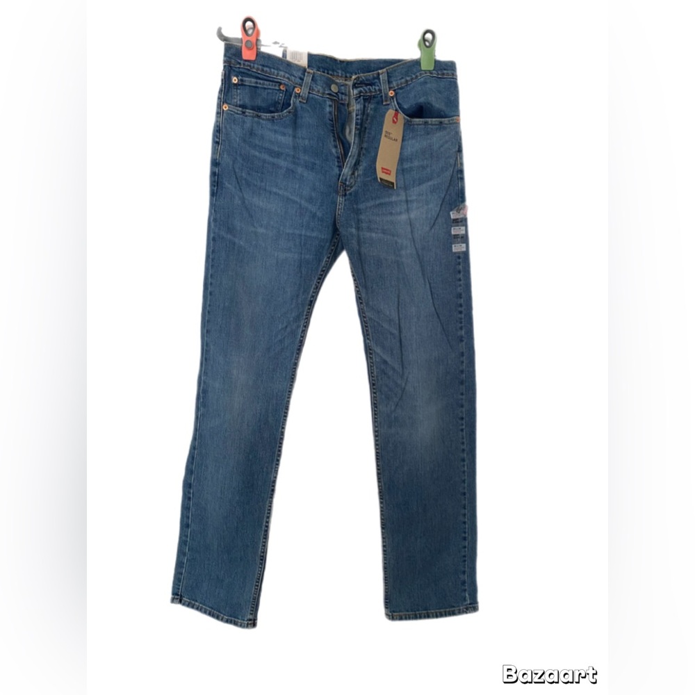 Levi's Blue Straight-Leg Jeans Classic Denim
